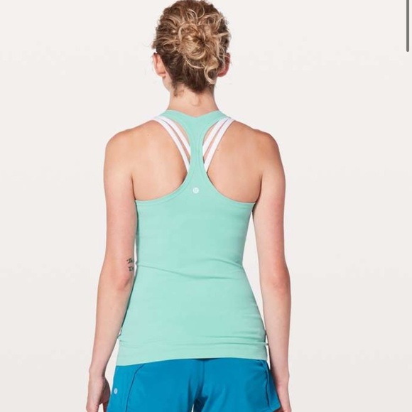 Lululemon Cool Racerback II ‎ Washed Marsh Size 10 - Picture 1 of 11